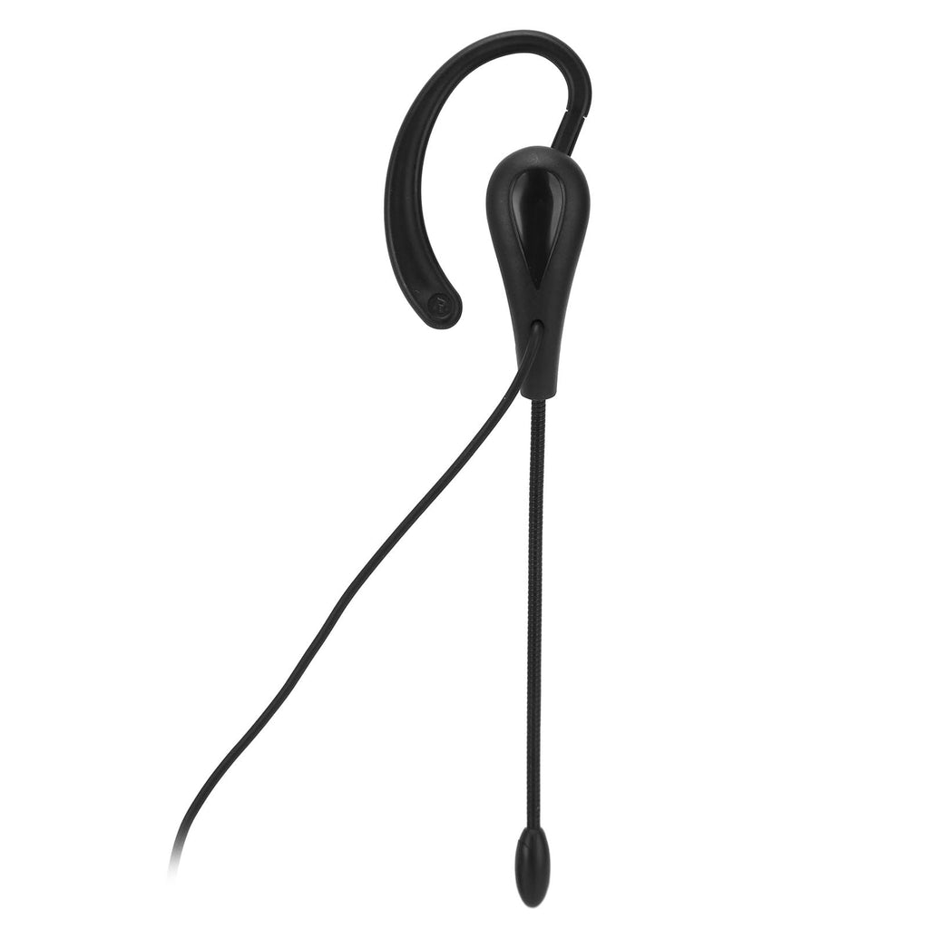  [AUSTRALIA] - Single Ear Headset with Microphone, Wired One Ear Earphone, Noise Cancelling Lightweight Headset for Call Center Office (Type-C) Type-C