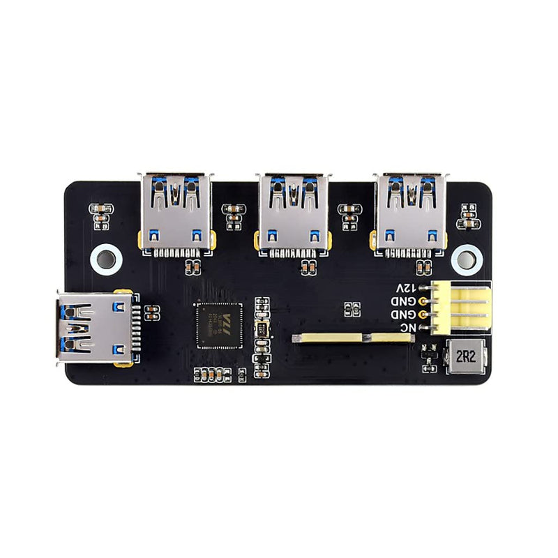  [AUSTRALIA] - PCIe to USB 3.2 Gen1 Adapter Designed for Raspberry Pi Compute Module 4 IO Board(CM4), 4X High Speed USB Ports,Compatible with USB 3.0/2.0/1.1 PCIe TO USB 3.2 Gen1 (B)