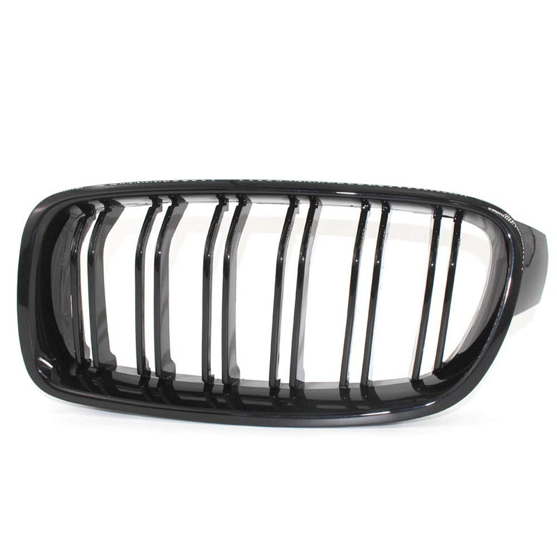  [AUSTRALIA] - Glossy Black Front Grill Grilles Kidney Grille Replacement For 3 Series F30 F31