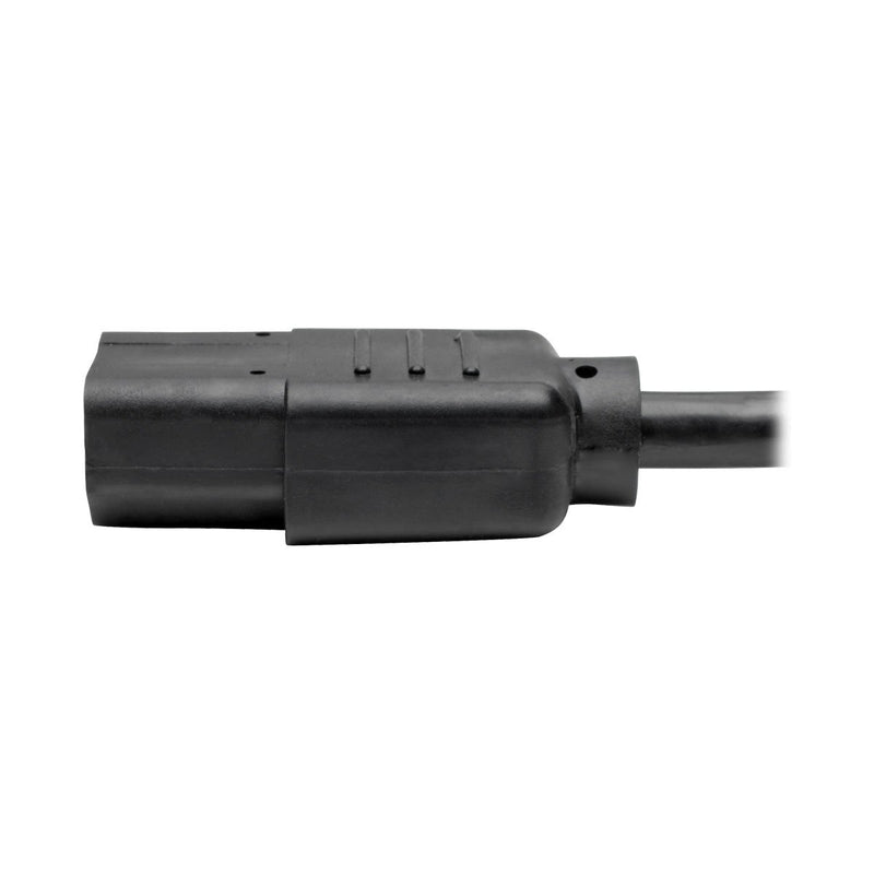 Tripp Lite Standard Computer Power Cord 10A,18AWG (NEMA 5-15P to IEC-320-C13) 20-ft.(P006-020) Black 20ft. - LeoForward Australia