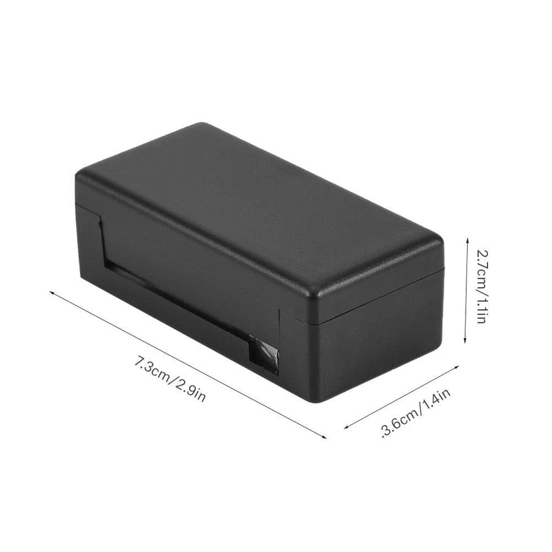  [AUSTRALIA] - Durable Protective Shell Enclosure Box Case for Raspberry Pi Zero, Plastic Housing Cover(Black) Black