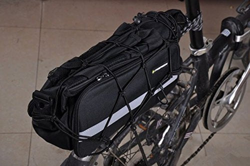  [AUSTRALIA] - UPANBIKE Bike Carrier Cargo Net 11.8"11.8" Motorcycle Bike 6 Hooks Hold Down Bungee Stretch Web Mesh Gas Luggage Helmet