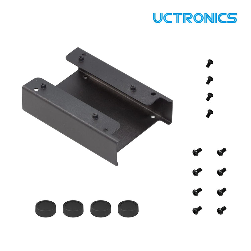  [AUSTRALIA] - UCTRONICS for Raspberry Pi SSD Case, Supports 2 Units of 2.5” SSD and Raspberry Pi 4, 3B/3B+ and Other B Models