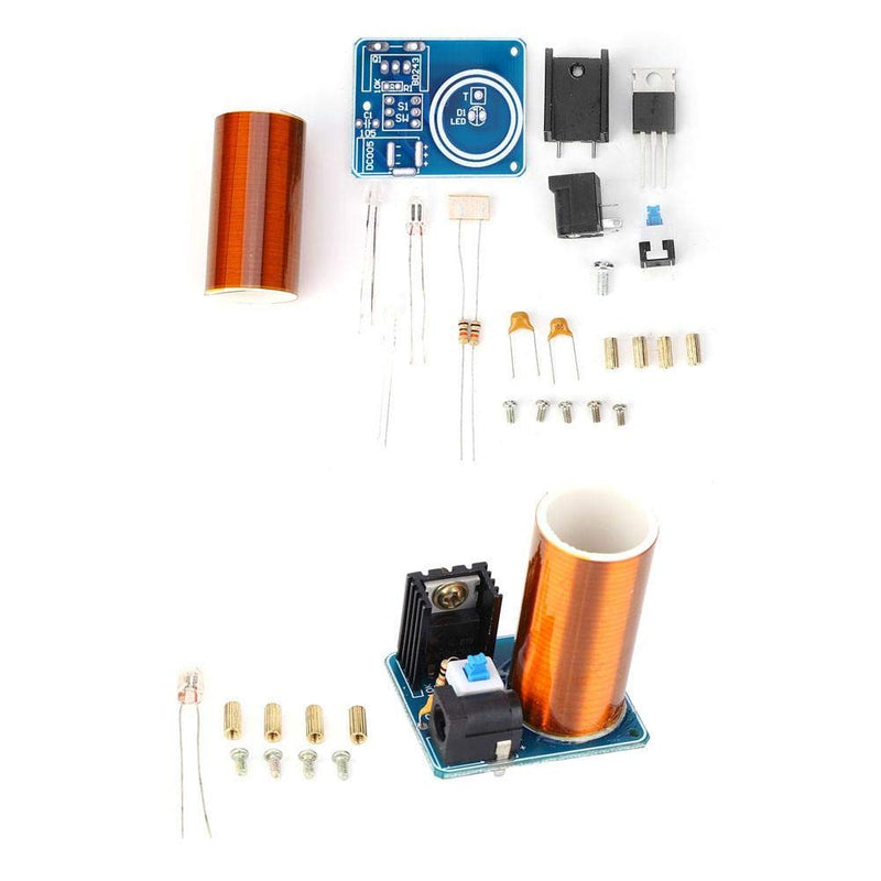  [AUSTRALIA] - Tesla Coil Kit Mini Tesla Coil LED Ignition Module Kit Electronic DIY Kit DC12V(Finished Product ) Finished Product