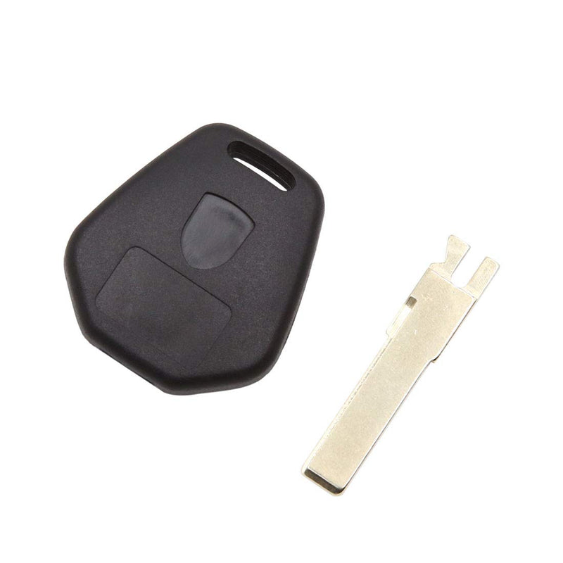  [AUSTRALIA] - uxcell New 3 Buttons Uncut Insert Key Fob Remote Control Case Shell Replacement for Porsche Cayenne 911 996 Boxster S 986