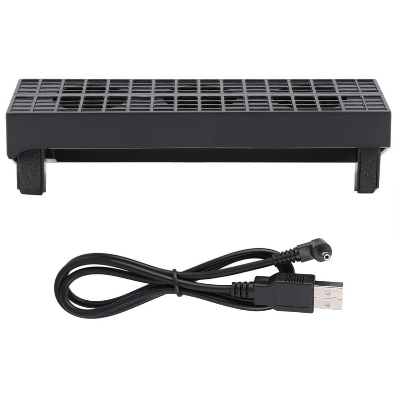  [AUSTRALIA] - Cooling Fan, Intelligent Temperature Control Fan for Gamepad, for PS4 Slim Host, Triple Fan, Portable, Small Size, Low Noise, Light Weight, Help You Have a Better Gaming Experience