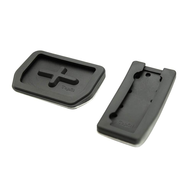  [AUSTRALIA] - topfit Non-Slip Performance Foot Pedal Pads,Auto Aluminum Pedal Covers for Model 3(A Set of 2)