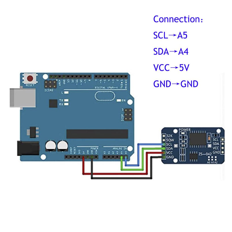  [AUSTRALIA] - Geekstory 2PCS DS3231 AT24C32 IIC RTC Clock Module High Precision Real Time Clock Module Sensor for Arduino DIY 2 PCS