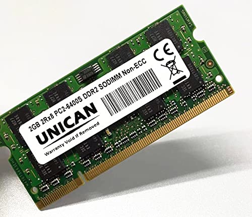  [AUSTRALIA] - DDR2 RAM 2GB 800 MHz 2RX8 PC2 6400S PC2 6400 1.8V 200 pin Non-ECC Unbuffered SODIMM Samsung Chip Memory for Laptop Upgrade