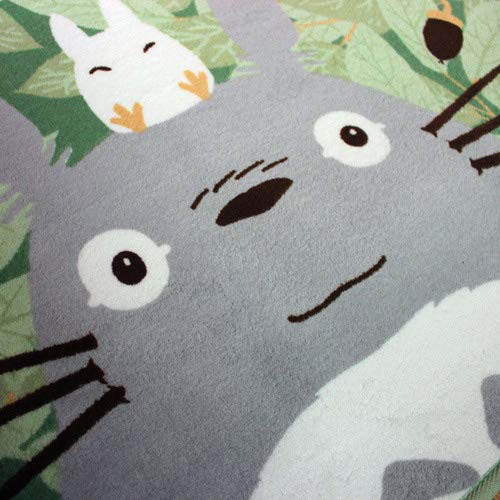  [AUSTRALIA] - Cute Flannel Totoro Bathroom Rugs Super Soft Memory Foam Bath Mat Bedroom Living Room Area Rugs Very Soft Anti-Slip (19.68x47.24 Inch)