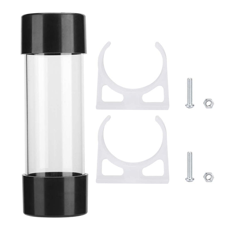  [AUSTRALIA] - Water Cooling Tank,150MM Transparent Cylindrical Water Tank,CPU Water Cooler Reservoir System Heat Sink Kit,with G1 / 4 Thread,for PC Computer,Safe to Use