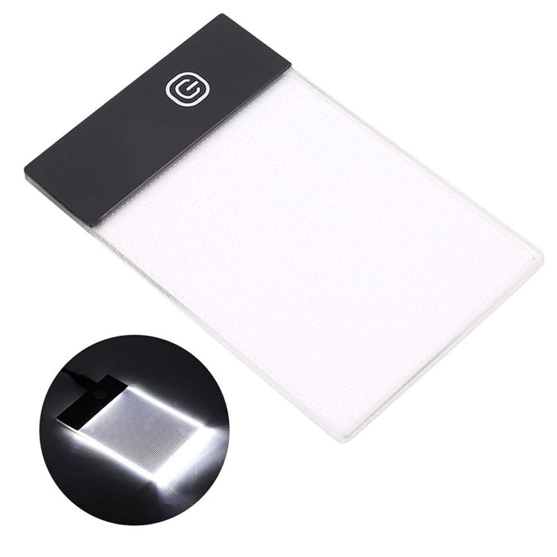  [AUSTRALIA] - A6 Light Pad, Bright Non‑Slip Backing LED Light Board, for Home Craft Paper Paper Calligraphy and Painting Art Animation Industry tracing Paper