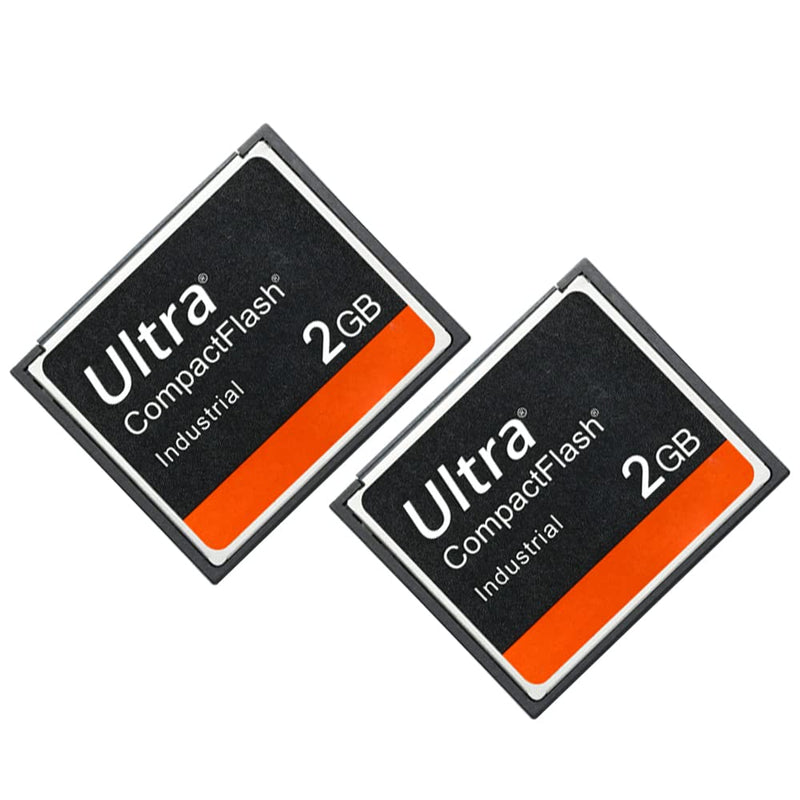  [AUSTRALIA] - High Speed CF Card Ultra 2GB Compact Flash Memory Card Original SLR Camera Card 2GB (2Pack)
