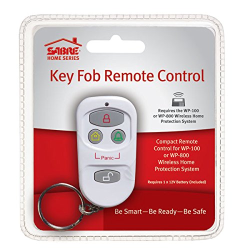  [AUSTRALIA] - SABRE Remote Control Key FOB with Panic Button for WP-100 Wireless Home Security Burglar Alarm System