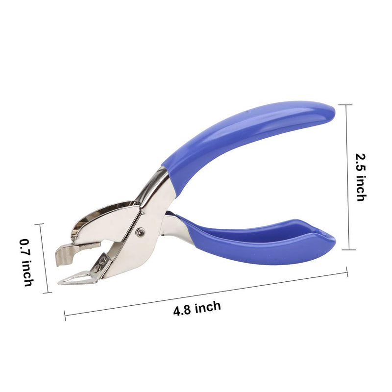  [AUSTRALIA] - Staple Remover Tool for Office Heavy Hand Staple Pin Pull Easy to Remove(Blue) Blue