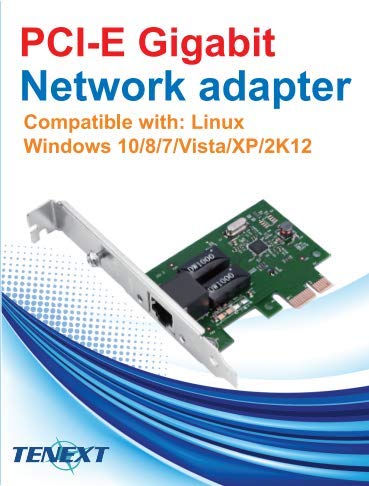  [AUSTRALIA] - Realtek Chipset Gigabit PCI Express Ethernet Network Interface Card with Low Profile Bracket (No Software))