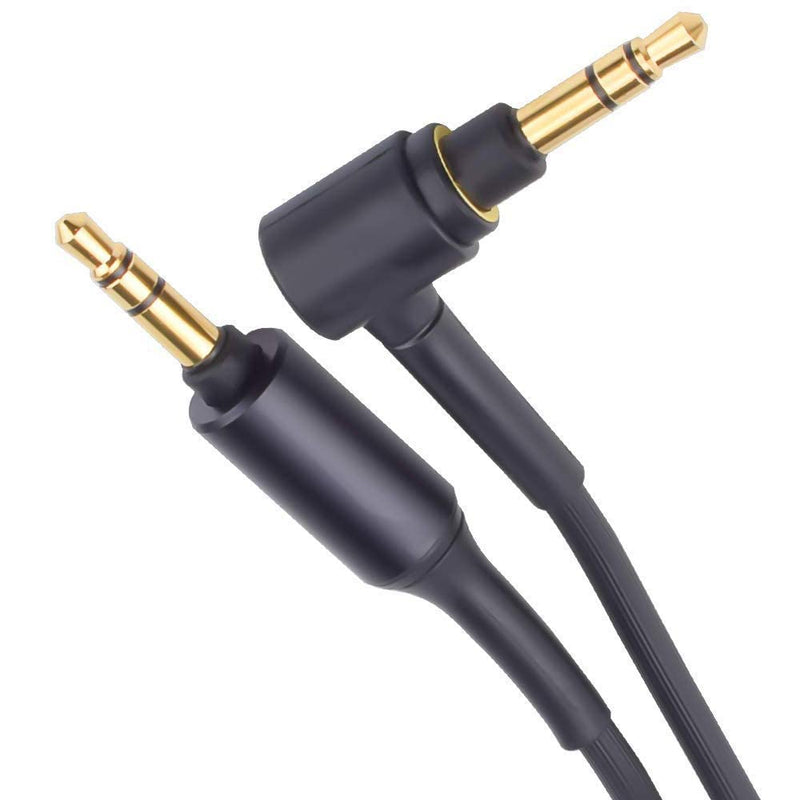  [AUSTRALIA] - Alitutumao Replacement Audio Cable Aux Cord Compatible with Sony MDR-1000X WH-1000XM2 WH-1000xm3 MDR-XB950BT MDR-XB950N1 WH-H900N MDR-100ABN MDR-1A Headphones (Black) Black