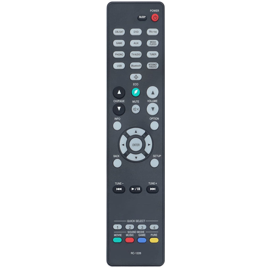  [AUSTRALIA] - RC-1226 Replacement Remote Control fit for Denon Integrated Network AV Receiver AVR-S640H AVR-S650H AVR-S650H-R AVR-S750H AVR-X1600H Avr-s640h Avr-s650h Avr-s650h-r Avr-x1600h Avr-s750h 30701026000AD