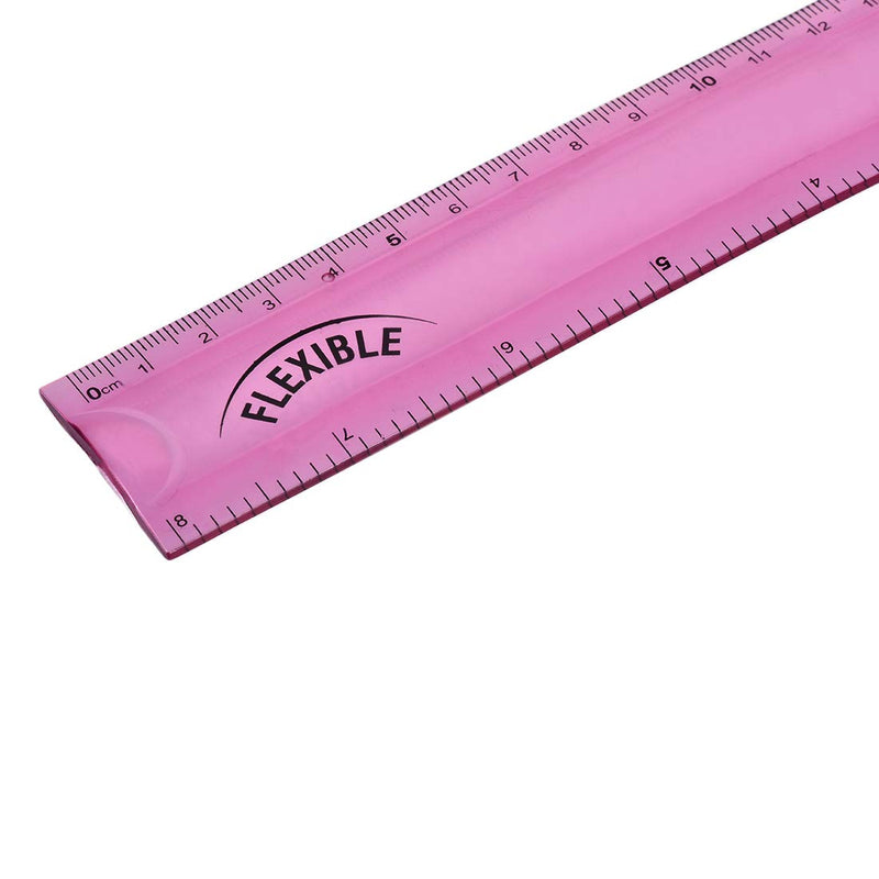  [AUSTRALIA] - uxcell Flexible Measuring Tool Set with Protractor 30/60 45 Triangle Ruler 20cm 8 Inch Straight Ruler