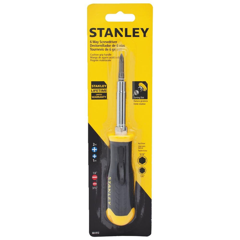  [AUSTRALIA] - STANLEY 68-012M All-In-One 6-Way Screwdriver 1