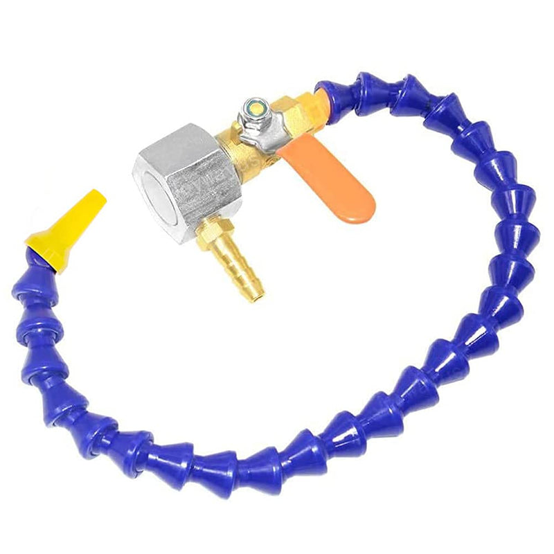 [AUSTRALIA] - Joywayus 1/4PT Thread Adjustable Magnetic Base Round Nozzle Coolant Oil Water Hose Pipe Acetal Copolymer