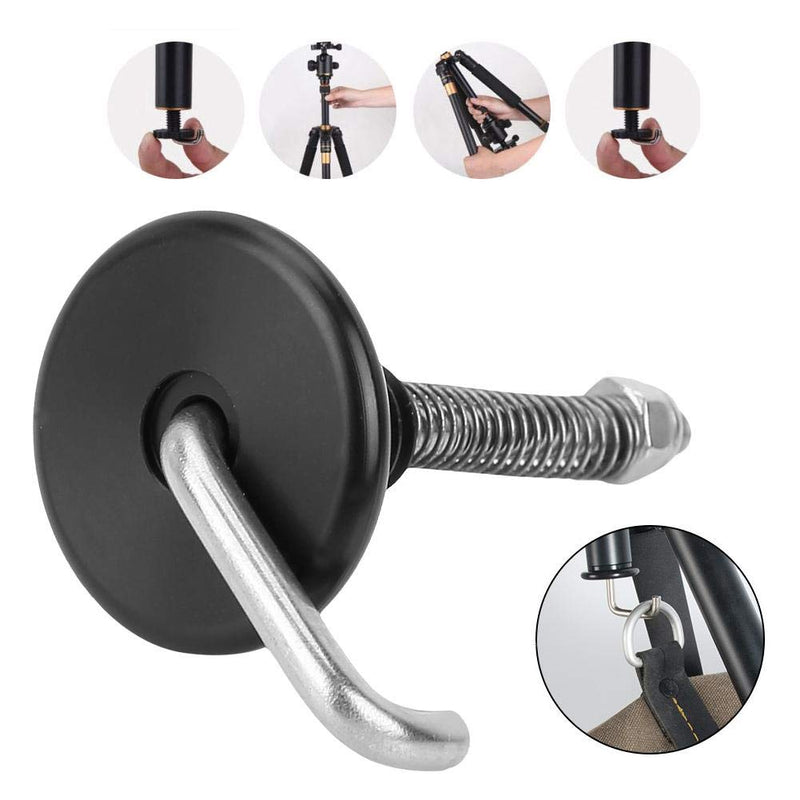  [AUSTRALIA] - Tripod Hook, 3/8 Spring Center Column Weight Hook, Metal Body Durable Stable Shooting Tripod Hook for Photography