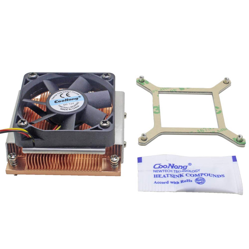  [AUSTRALIA] - 1U Server CPU Cooler Industrial Personal Computer Copper heatsink Cooling Fan for Intel PGA988/989 Active Cooling