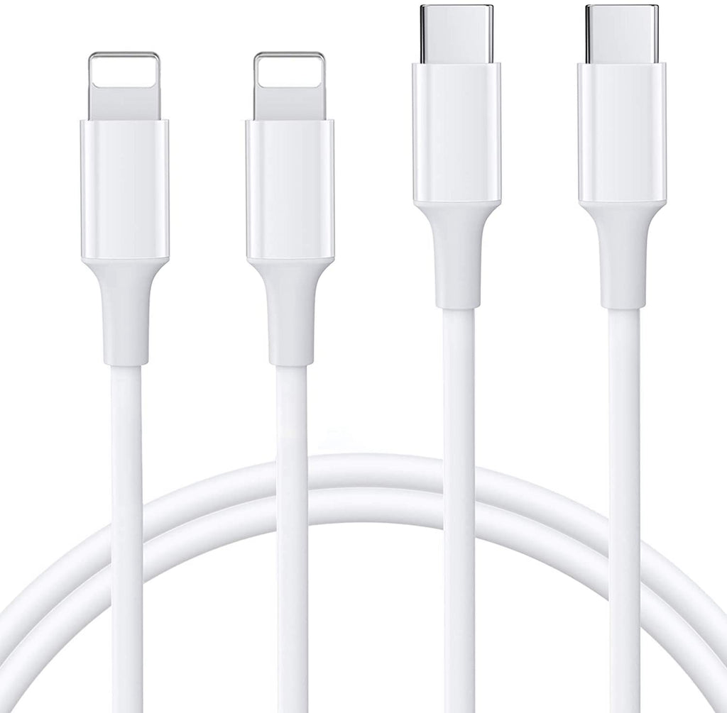  [AUSTRALIA] - USB C to Lightning Cable 2Pack 3FT [Apple MFi Certified] iPhone Lightning to USB-C Fast Charging Cable Compatible iPhone 14/13/12 11/11 Pro/11 Pro Max/X/XS/XR/XS Max/8, Supports Power Delivery white