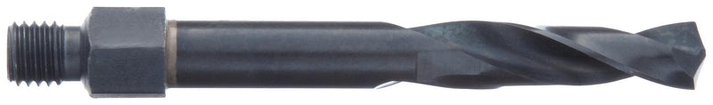 Precision Twist TS51 High Speed Steel Threaded Shank (Long Length) Drill Bit, Black Oxide Finish, Threaded Shank, Spiral Flute, 135 Degree Point Angle, 1/8" TS511/8 1/8 in - LeoForward Australia