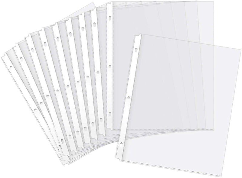  [AUSTRALIA] - Sheet Protectors | 50 Pack Page Protectors - Sheet Protectors for 3 Ring Binder, 8.5” x 11” 50 Count