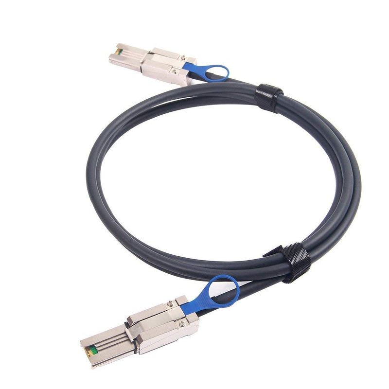  [AUSTRALIA] - #10Gtek# 6G External Mini SAS SFF-8088 to SFF-8088 Cable, 100-Ohm, 2-m(6.6ft) 2m