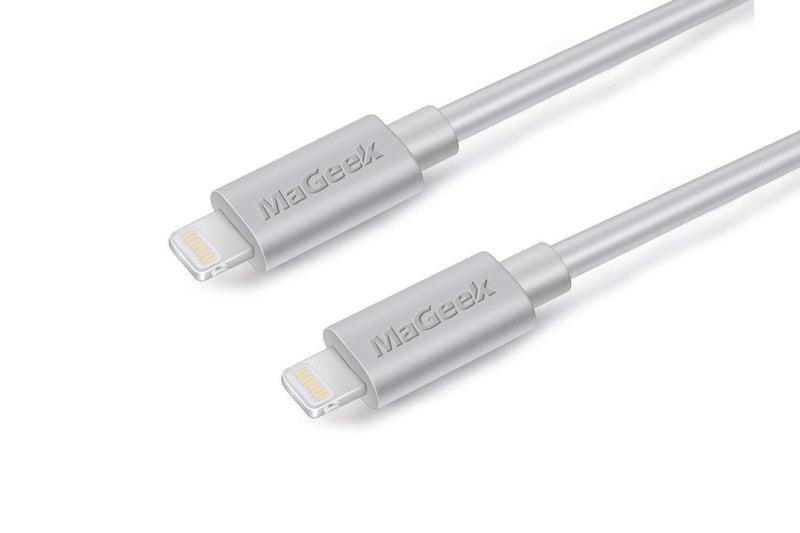  [AUSTRALIA] - MaGeek iPhone Charger 10 ft, 2-Pack (10 feet) Apple MFi Certified Lightning to USB Cable Charge Cord for iPhone 13/12/11/Pro/SE/XS/XS Max/XR/X/8 Plus/7/6S Plus,iPad Pro Air (White) 2pcs_10ft_White