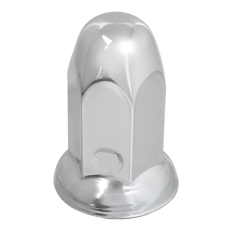 Grand General 10265SP Chrome 33mm x 3" Steel Bullet Push-On Nut Cover with Flange 33mm x 3" - LeoForward Australia