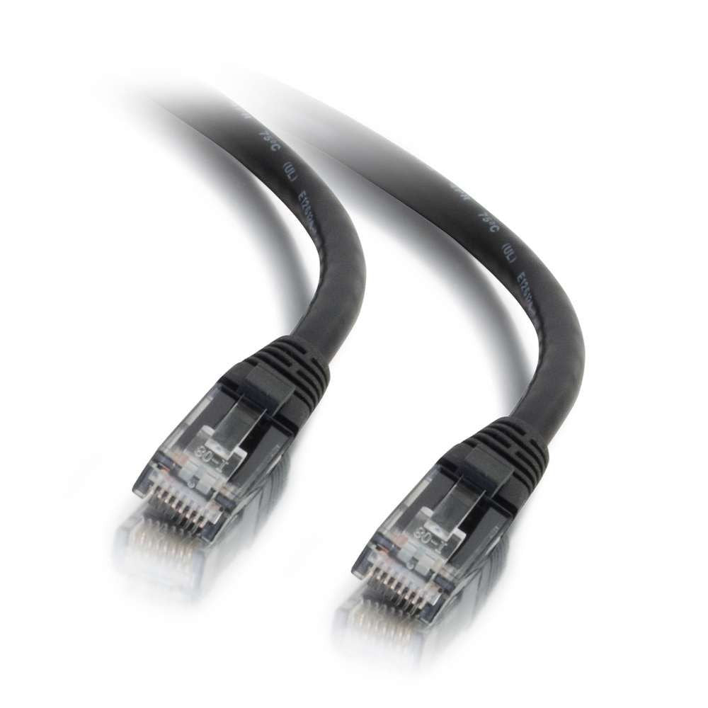  [AUSTRALIA] - C2G 27155 Cat6 Cable - Snagless Unshielded Ethernet Network Patch Cable, Black (25 Feet, 7.62 Meters)