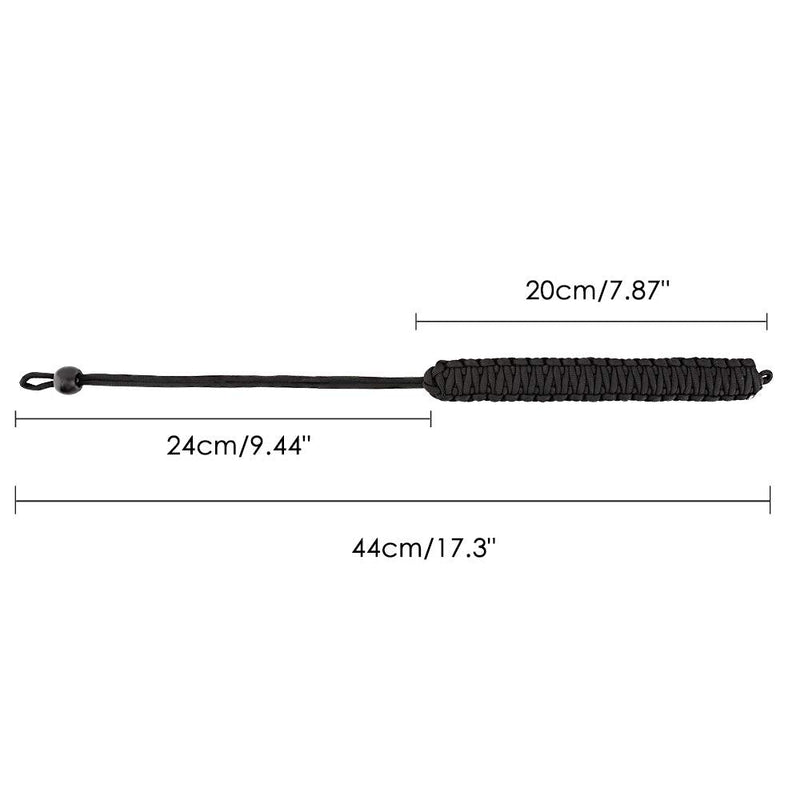  [AUSTRALIA] - MoKo Universal Paracord [2 Pack], Nylon Braided Adjustable Camera Hand Grip Strap for Video Camcorder, Binoculars and Nikon/Canon/Sony/Minolta/Panasonic/SLR/DSLR Digital Cameras, Black & Blue