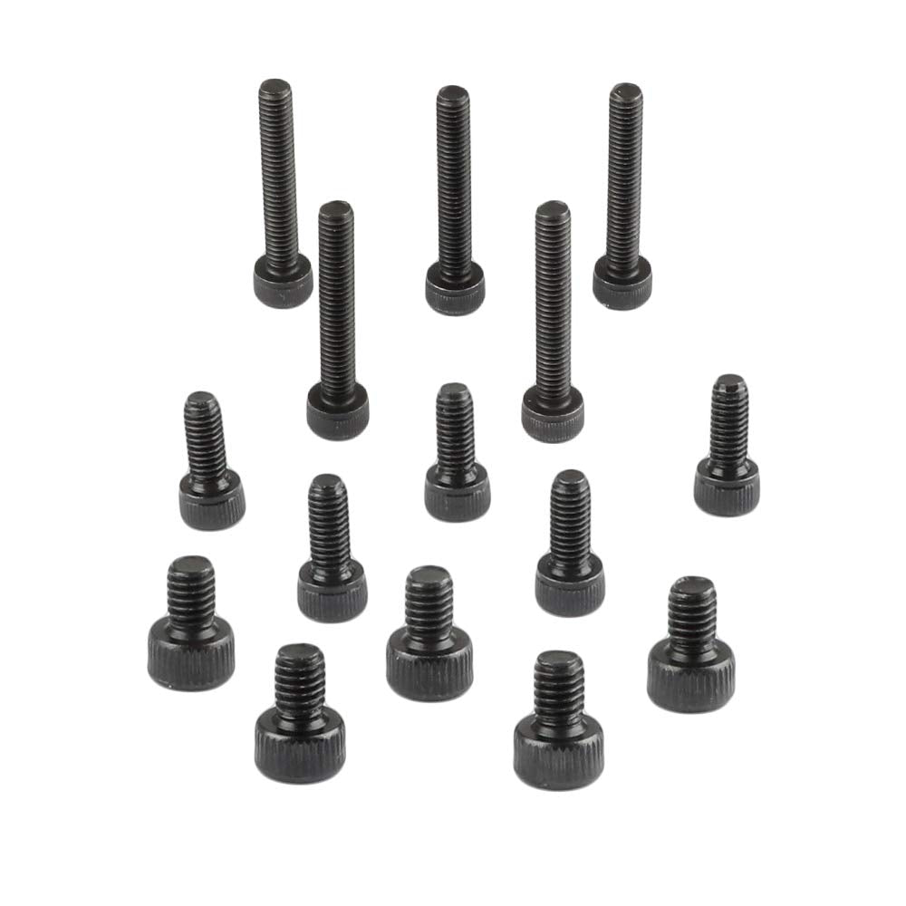  [AUSTRALIA] - CAMVATE Three Types M4 Threaded Screw Pack (15 pcs,M4X8mm,M4X10mm,M4X22mm) - 1955