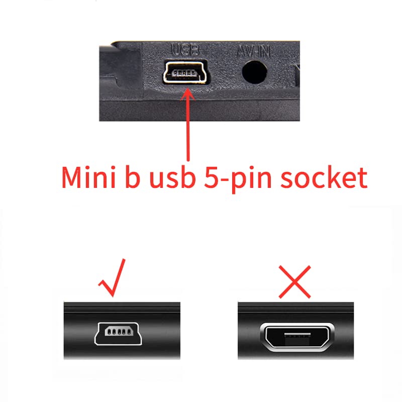  [AUSTRALIA] - LARRITS Extra Long 5M USB 2.0 to Mini USB Cable 90 Degree Left Angle Power Supply Charge Cord with 5pc Wiring Clips for Garmin nuvi GPS Car Dash Cam GPS Navigator DVR Camcorder Camera 5M Left Angle