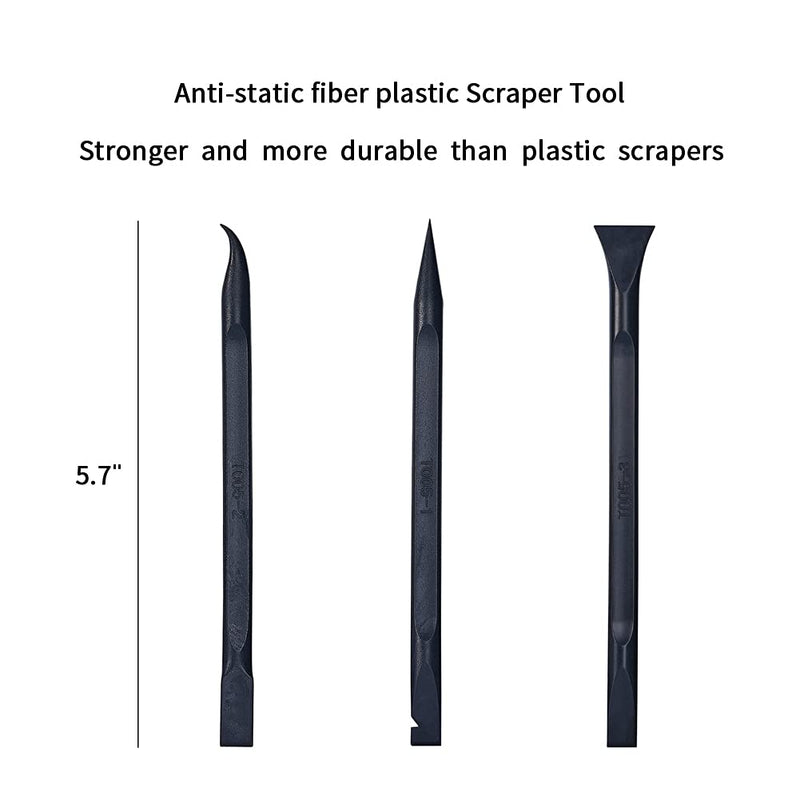  [AUSTRALIA] - Scraper Plastic Scraper Tool Multipurpose Label Scraper, Non-Scratch Cleaning Tool for Tight Spaces, Crevices, Perfect for Remove Paint, Food Dirt, Label and More, 3pcs