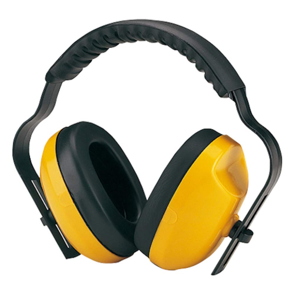  [AUSTRALIA] - BBS Safety EarMuffs Yellow Adjustable Headband Noise Reduction