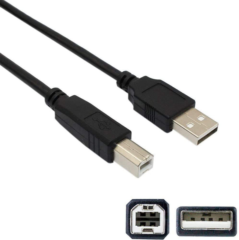  [AUSTRALIA] - USB B MIDI Cable USB 2.0 Cord Compatible for Novation Launchpad Pro MK2 Control XL MkII Ableton Live,Launchkey 61 25 Mini MK3,Impulse 49 USB Keyboard Controller