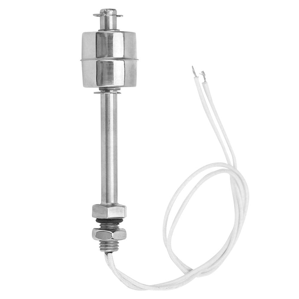  [AUSTRALIA] - 0~220V 100mm Liquid Level Sensor Float Switch, Vertical Stainless Steel Water Float Switch for Fuel Tanks, Water Towers, Water Heaters, Solar Energy and etc.