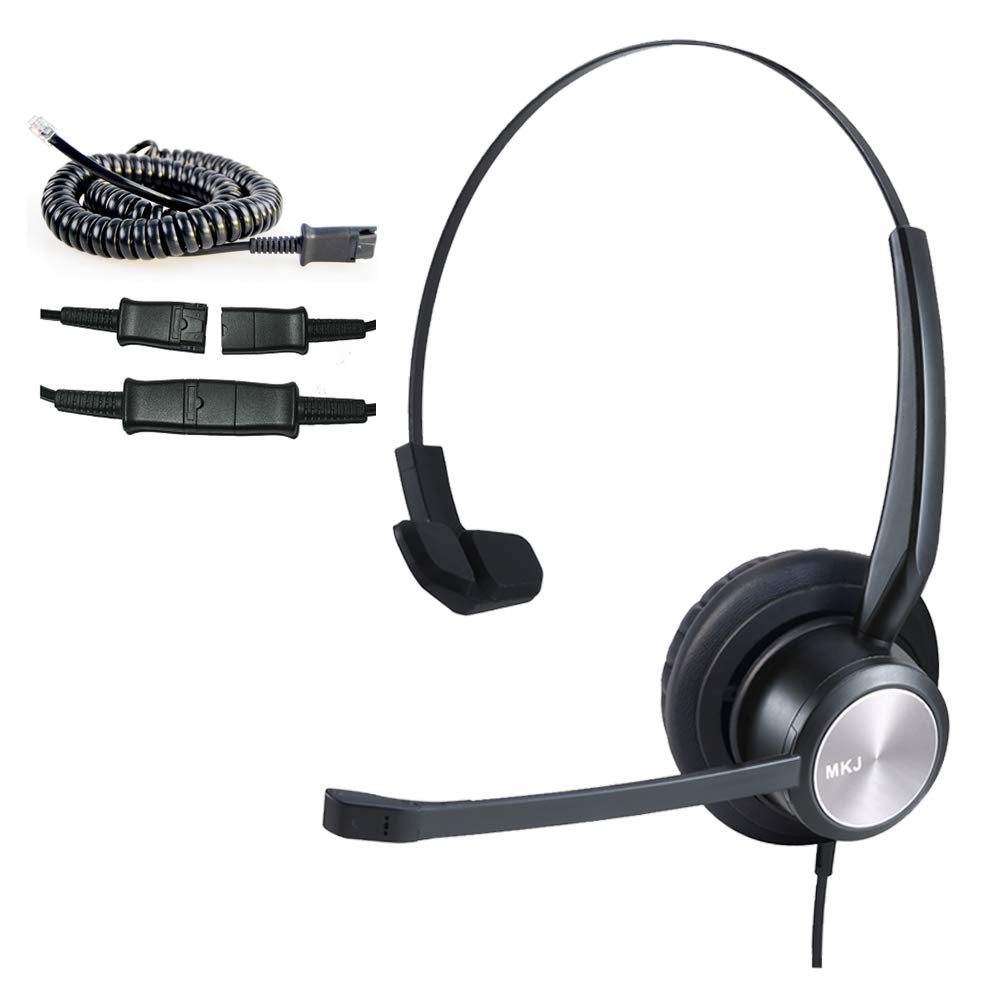  [AUSTRALIA] - MKJ Cisco Phone Headset Corded RJ9 Telephone Headset with Noise Cancelling Microphone for Cisco CP-7821 7841 7942G 7931G 7940 7941G 7945G 7960 7961G 7962G 7965G 7975G 8811 8841 8861 9951 9971