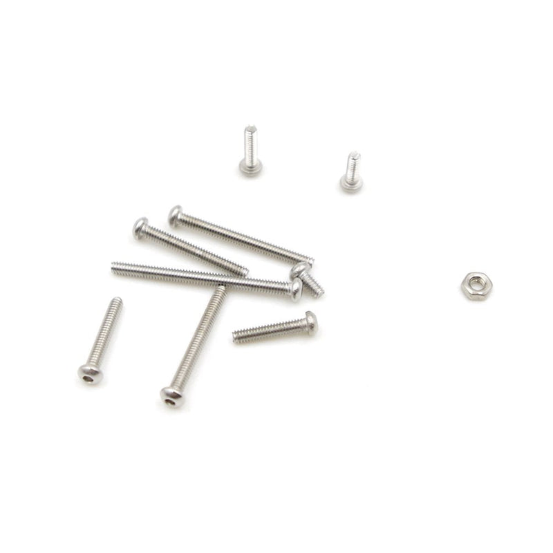  [AUSTRALIA] - HVAZI Metric M2 Stainless Steel Button Head Socket Cap Screws Nuts Assortment Kit