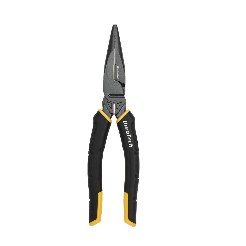  [AUSTRALIA] - DuraTech DT66002 8 inch Long Nose Pliers , Black