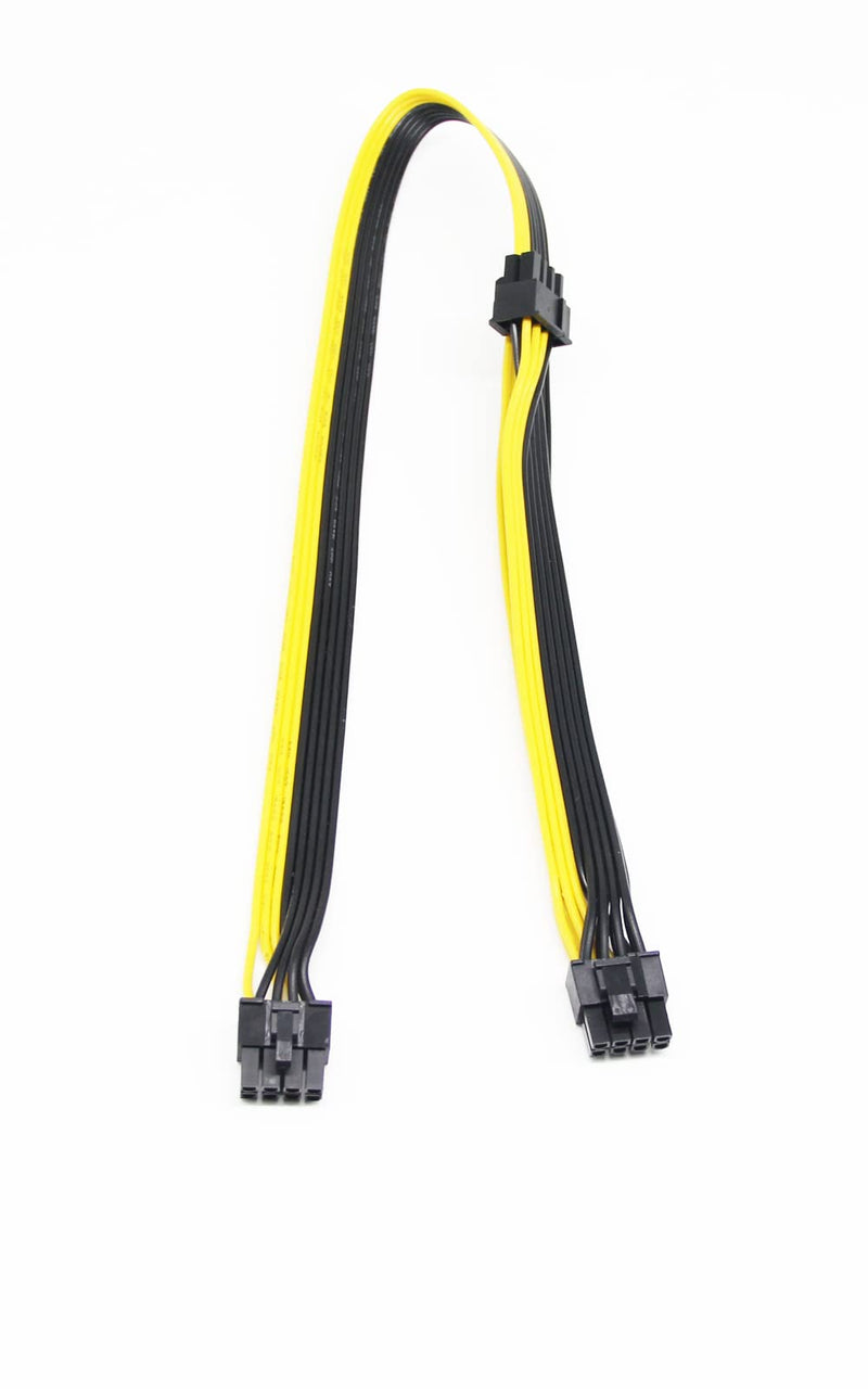  [AUSTRALIA] - XIWU PCIe 8 Pin Male to Dual 8 Pin (6+2) Male PCI Express Power Adapter Cable for EVGA Modular Power Supply (25-inch+9-inch)