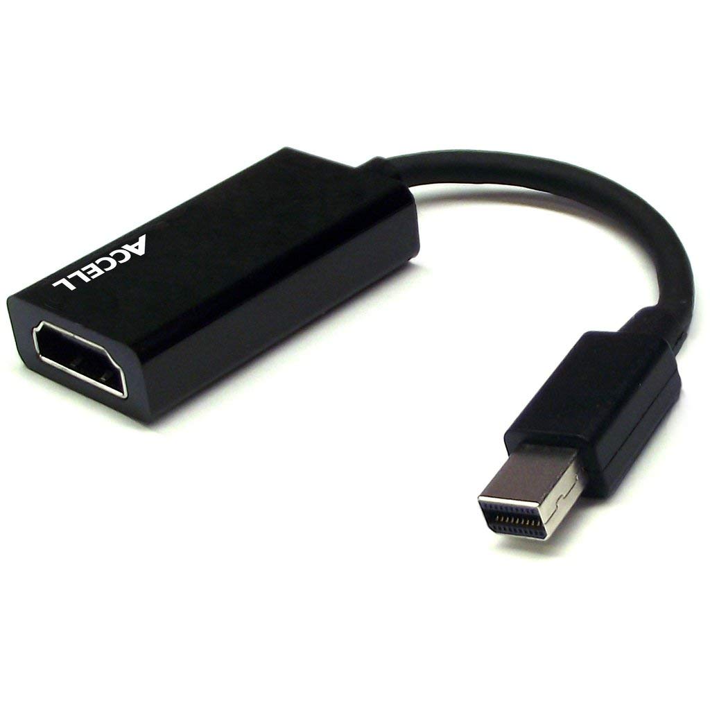  [AUSTRALIA] - Accell mDP to HDMI Adapter - Mini DisplayPort 1.2 to HDMI 2.0 Active Adapter - 4K UHD @60Hz, 3D resolutions up to 1920x1080@120Hz Retail