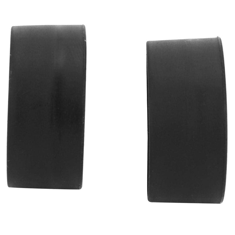  [AUSTRALIA] - 2PCS Eyepiece Cover Eyepiece Guard Soft Rubber 36mm Diameter Stereo Microscope Accessory for 32-36mm Stereo Microscope(Flat Angle)