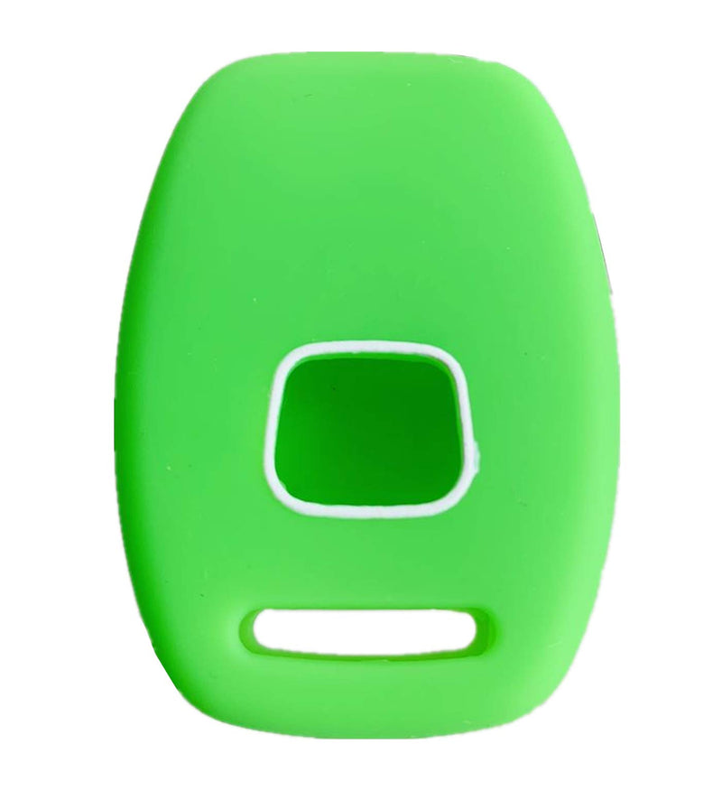  [AUSTRALIA] - Rpkey Silicone Keyless Entry Remote Control Key Fob Cover Case protector For Honda Accord Crosstour CR-V CR-Z Civic Fit Insight Odyssey Ridgeline N5F-S0084A OUCG8D-380H-A CWTWB1U545(green)