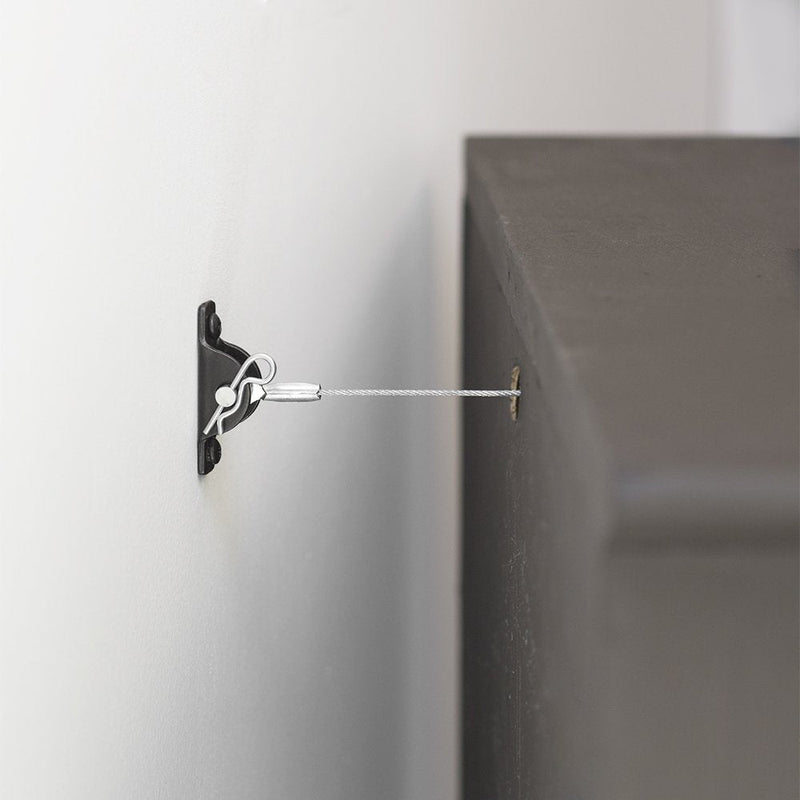  [AUSTRALIA] - Hangman Anti-Tip Kit to Prevent Furniture Falling-Steel (TK-400-2) 2 Pack