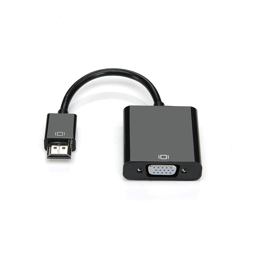 [AUSTRALIA] - HDMI to VGA , Esigear Gold-Plated HDMI to VGA Adapter (Male to Female) for Computer, Desktop, Laptop, PC, Monitor, Projector, HDTV, Chromebook, Raspberry Pi, Roku, Xbox and More - Black